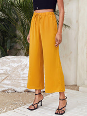 Shein- Wide Leg Cropped Pants