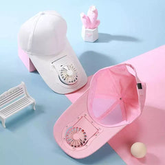 Unisex USB Charging Fan Cap, Unisex Baseball Cap, Adjustable Fan Hat For Outdoor