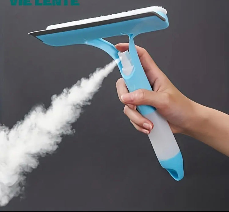 3 In 1 Window Cleaning Wiper, Multifunctional Glass Cleaner, Glass Wiper For Bathroom Mirror Windshield