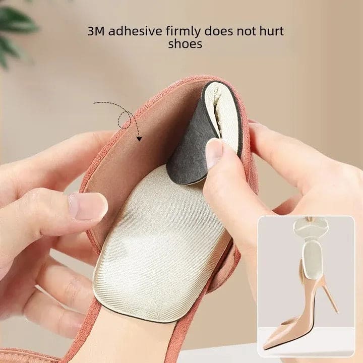 T Shaped Shoe Grip, Pain Relief Shoe Size Reducer, Half Cushion Heel Inserts Shoe Pad, Adjustable Antiwear Feet Shoe Insole, Shoe Insoles Heel Protector Sticker Insole, Shoes Sponge Dispensing Shoe Cushion, Self-Adhesive Protects Heel Shoes
