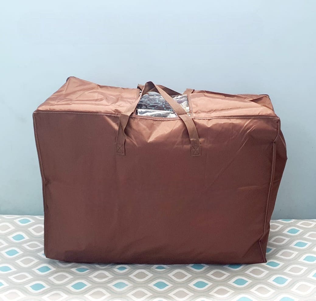Parachute Storage Bag, Double Zip Luggage Moving Bags, Clothes Storage Bags, Under Bed Organizer Bags, Geometric Pattern Quilt Storage Bag, Travel Storage Hand Bag, Oxford Storage Bag, Folding Duvet Sorting Bags