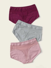 Shein - 3Pack Solid Panty Set