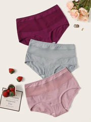 Shein - 3Pack Solid Panty Set