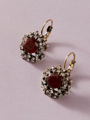 Shein - 1pair Rhinestone Decor Stud Earrings