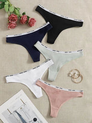 Shein - 5-Piece Stripe Panty Panty Set