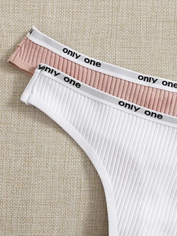 Shein - 5-Piece Stripe Panty Panty Set
