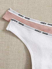 Shein - 5-Piece Stripe Panty Panty Set