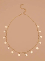 Shein - Star Pendant Necklace