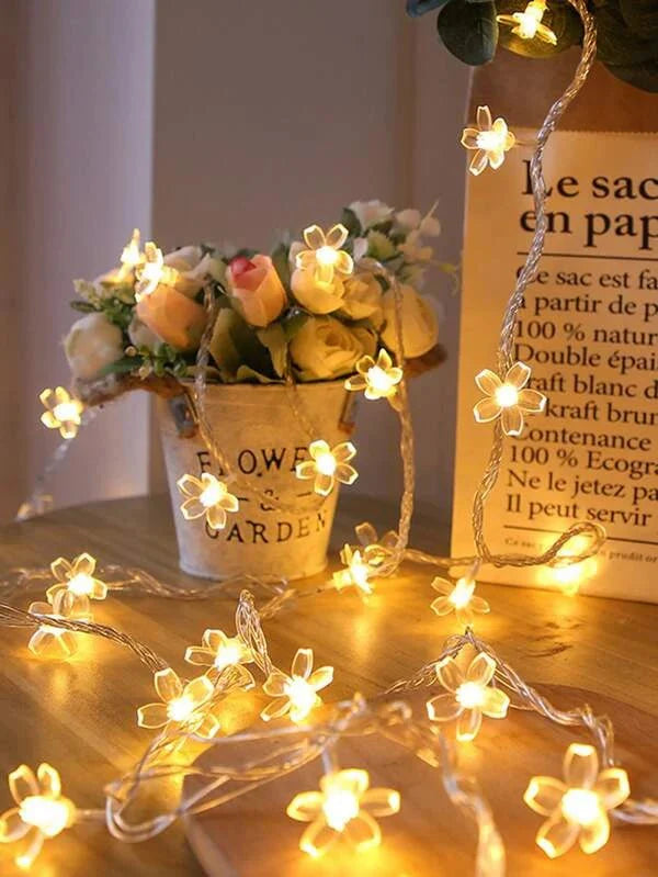 Shein Lighting chain one piece with flower lamp 20 pieces