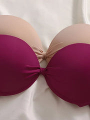Shein - Plain Underwire Bra Set - 3 Pieces