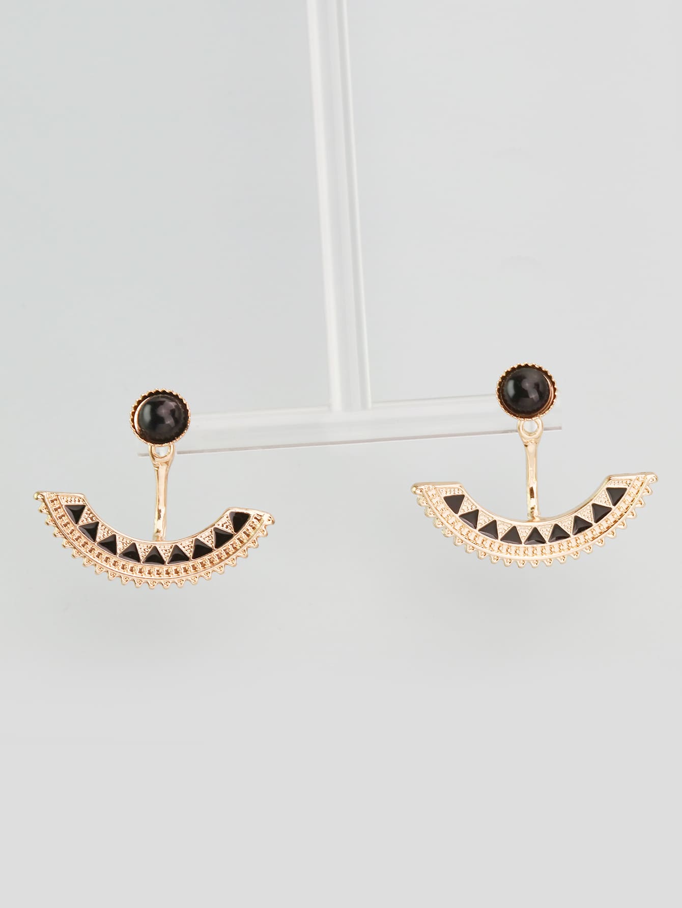 Shein - Round Decor Earring Jackets