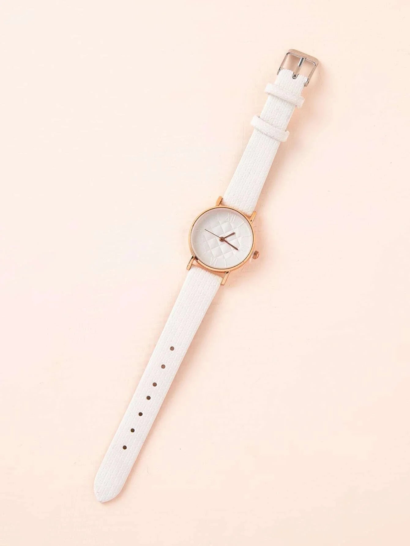 Shein - Round Pointer Minimalist Quartz Watch