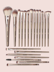 Shein - MAANGE 20pcs Professional Makeup Brush Set,Makeup Tools With Soft Brush Hair For Easy Carrying,Foundation Brush,Eye Shadow Brush,Eyebrow Brush,Concealer Brush,Contour Brush,Brush Set For Travel