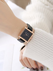 Shein - Square Pointer Quartz Watch