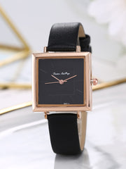 Shein - Square Pointer Quartz Watch