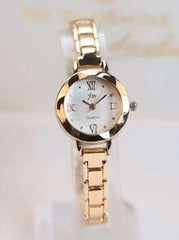 Shein - Round Pointer Quartz Watch