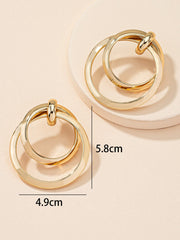Shein - Round Drop Earrings