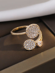 Shein - Rhinestone Decor Wrap Ring