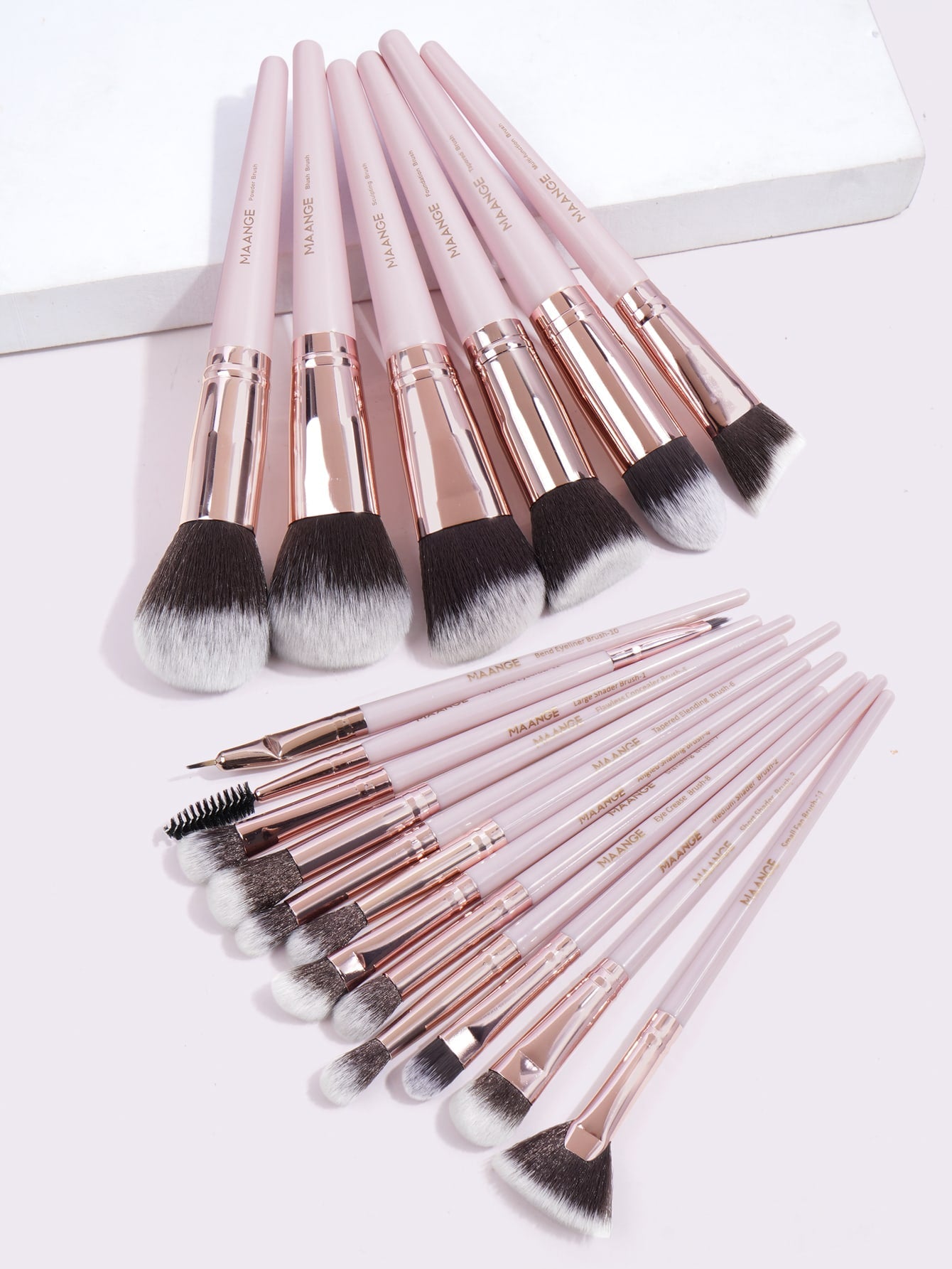 Shein - 18pcs Makeup Brush Set