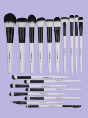 Shein - MAANGE 18pcs Professional Makeup Brush Set,Makeup Tools With Soft Fiber For Easy Carrying,Foundation Brush,Eye Shadow Brush,Smudge Brush,Eyebrow Brush,Brush Set For Travel