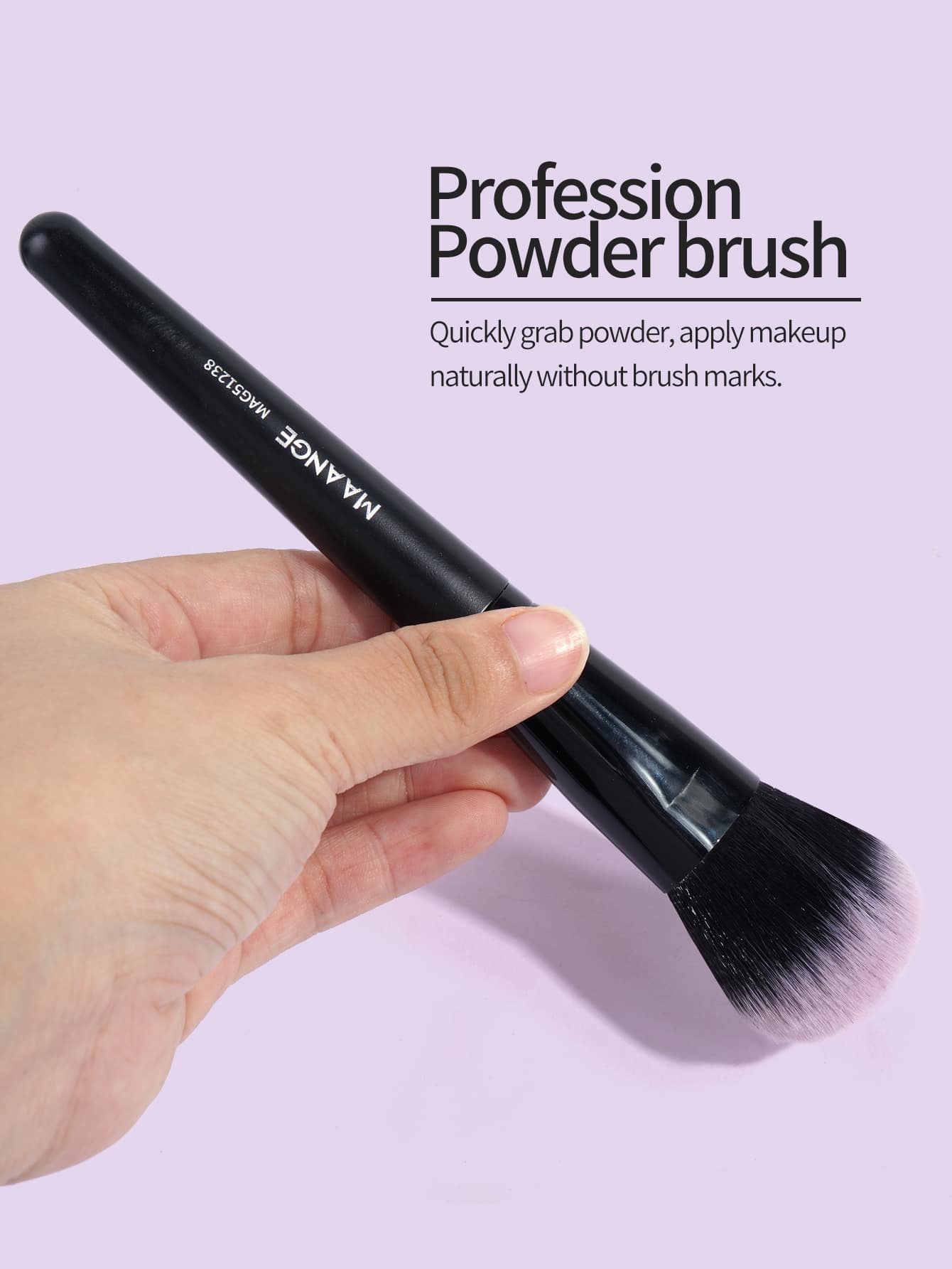 Shein - MAANGE 20pcs Professional Makeup Brush Set With Carrying Case,Makeup Tools With Soft Fiber For Easy Carrying,Foundation Brush,Eye Shadow Brush,Smudge Brush,Eyebrow Brush,Brush Set For Travel