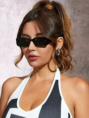 Shein - Square Frame Sunglasses