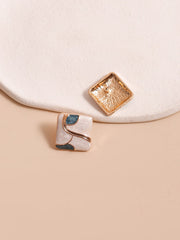 Shein - Geometric Stud Earrings