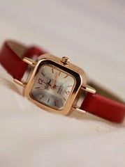 Shein - Square Pointer Quartz Watch