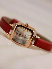 Shein - Square Pointer Quartz Watch