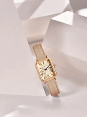 Shein - Minimalist Polygon Dial Quartz Watch