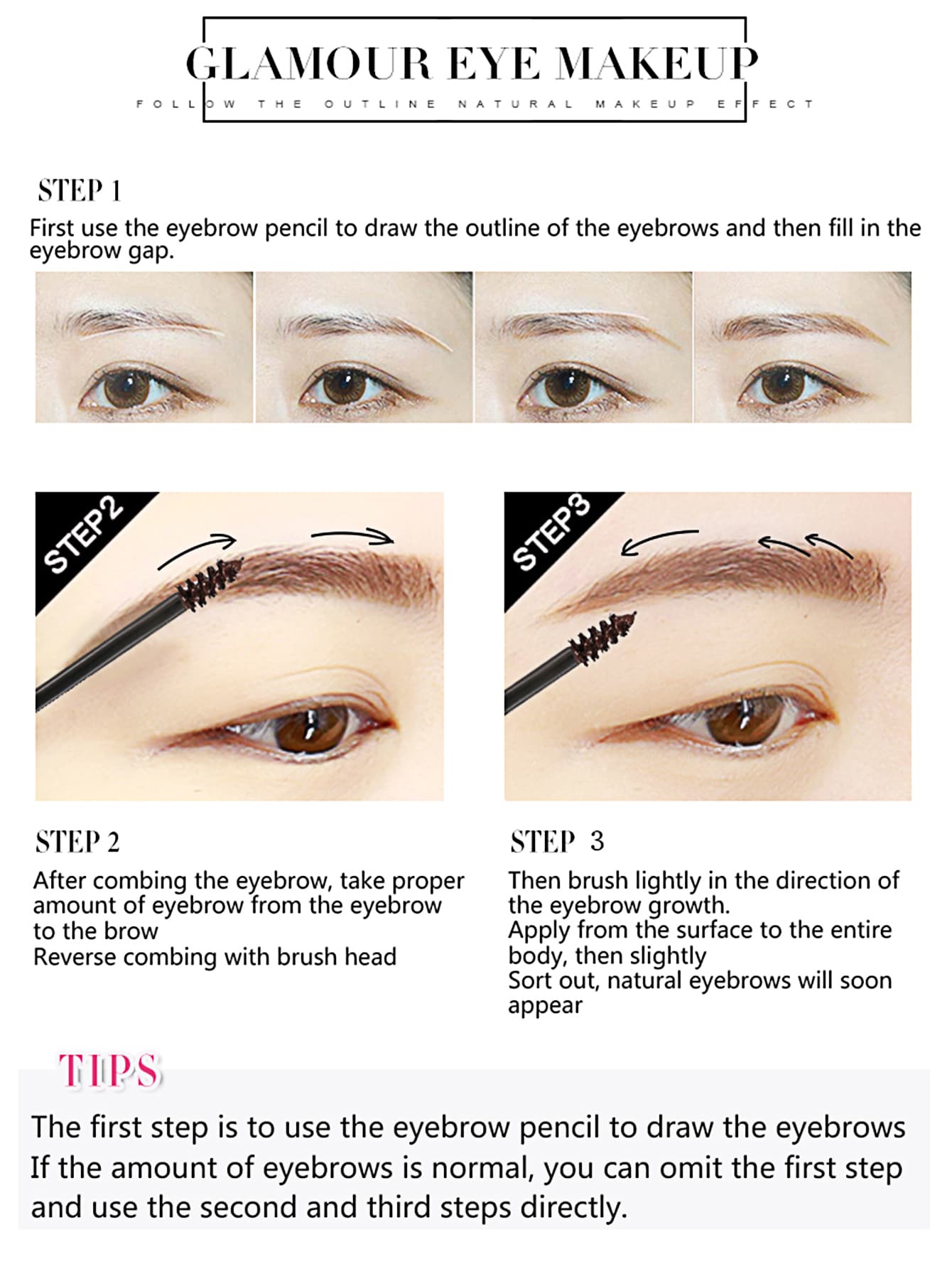 Shein - 1Pc Long Lasting Tattoo Tinted Eyebrow