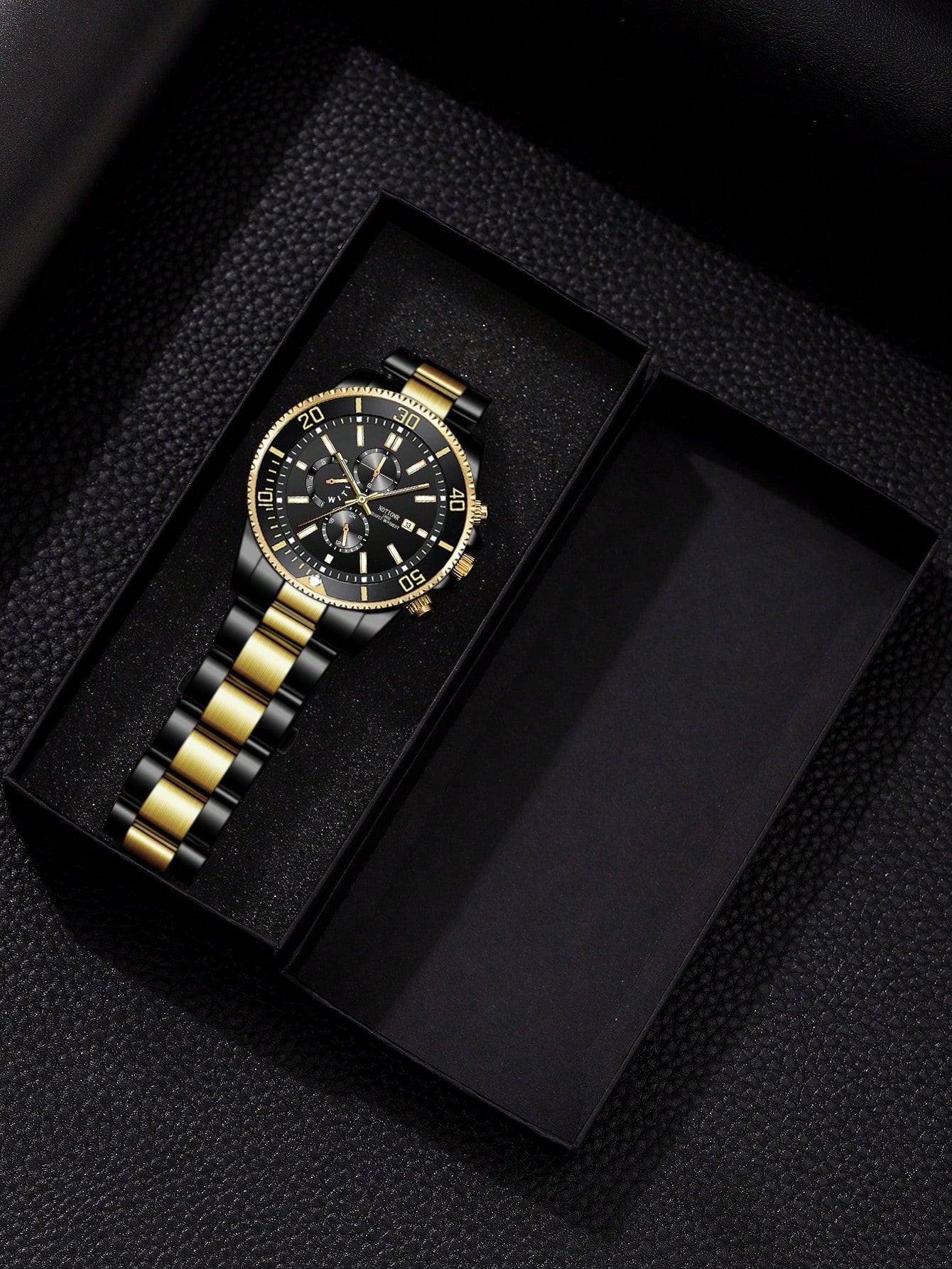 Shein - Men's Casual Sports Quartz Wristwatch With Date Display