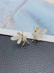 Shein - 1pair New Cute Korean Style High-end Elf Earrings For Women, Sweet And Cool Ear Jewelry