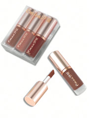 Shein - Matte Lipstick, 3Pcs Velvet Lip Gloss , Easy To Apply