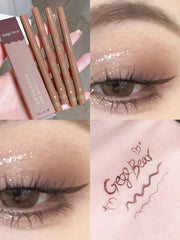 Shein - 1pc Smudge-Free, Waterproof And Long-Lasting Eyeliner Pen With Smooth And Quick-Drying Formula, Fine Tip Dark Brown