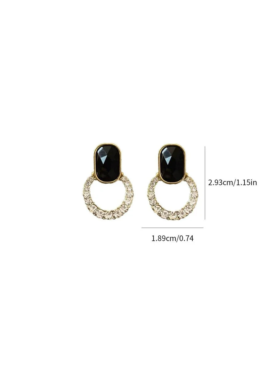 Shein Earrings with rhinestone decor