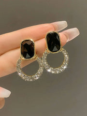 Shein Earrings with rhinestone decor