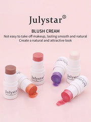 Shein - Professional Makeup Blush Stick, Long-Wearing Highly Pigmented Cream Blush