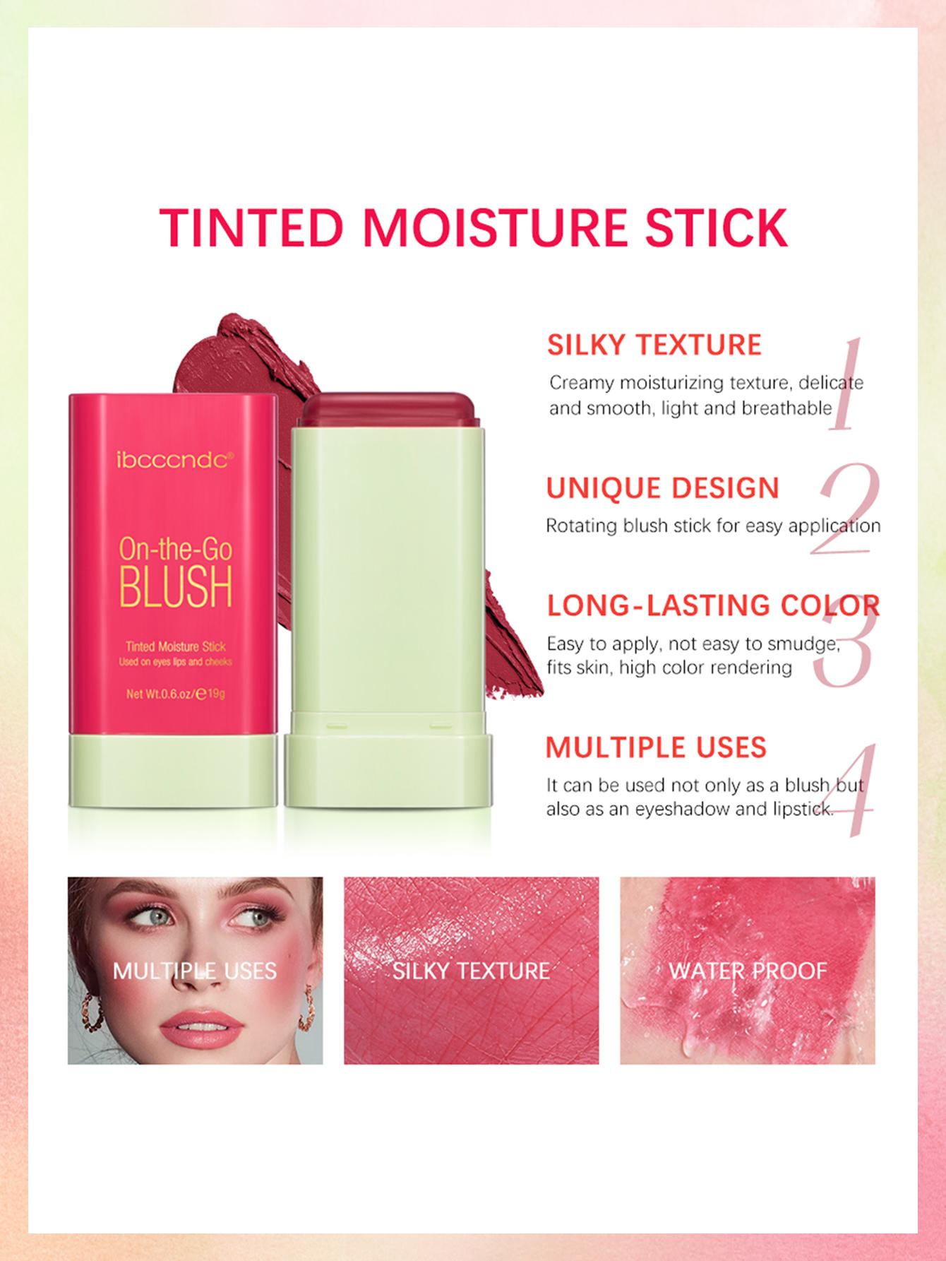 Shein - Moisturizing Blush Stick #Coral Orange