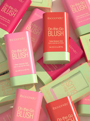 Shein - Moisturizing Blush Stick #Coral Orange
