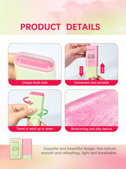 Shein - Moisturizing Blush Stick #Coral Orange