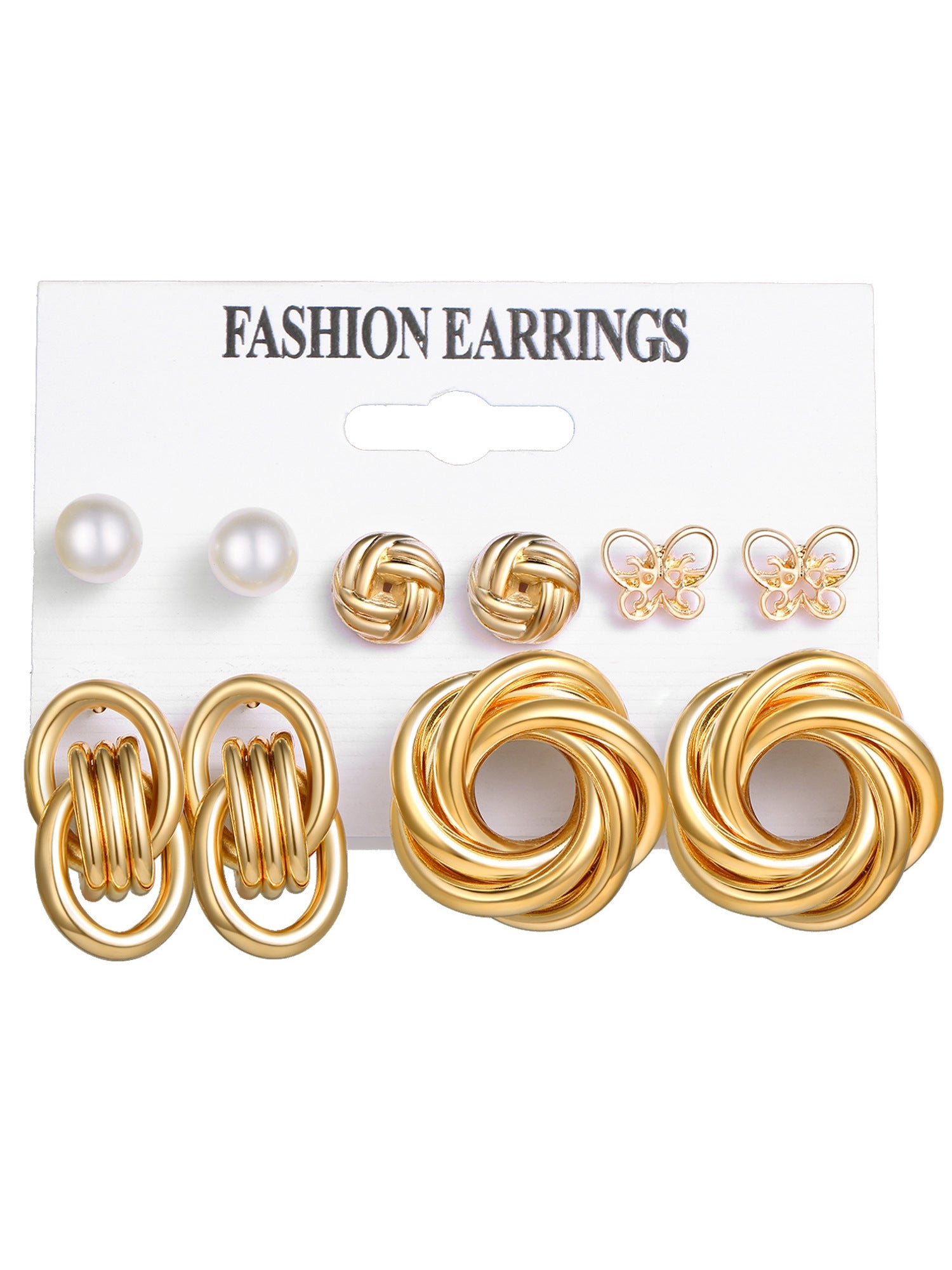 Shein - 11pairs Butterfly Geometric Decor Earrings Set