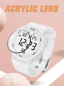 Shein - Digital Watch Ultra-Thin Digital Sports Watch Waterproof Fallow Fashion Wrist Watch for Men Women