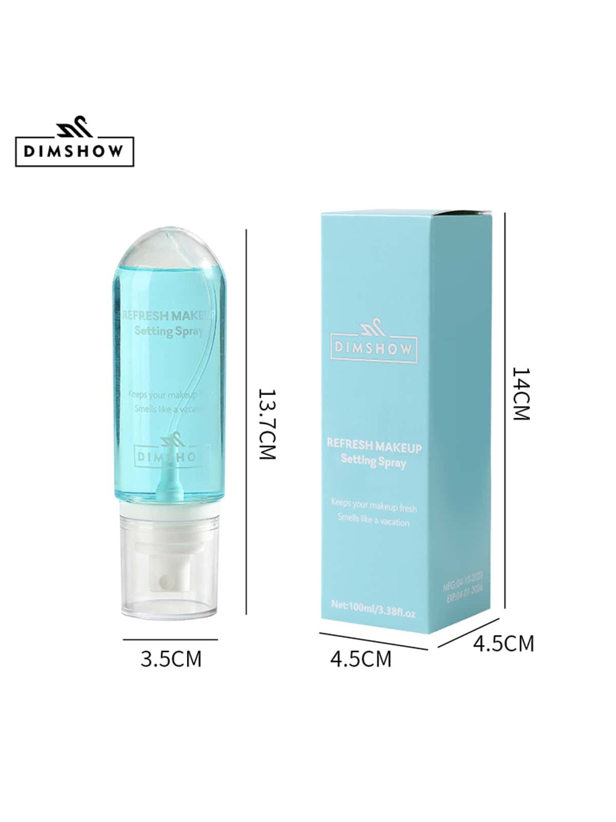 Shein - Moisturizing Setting Spray, 1Pc Oil Control Face Makeup Product