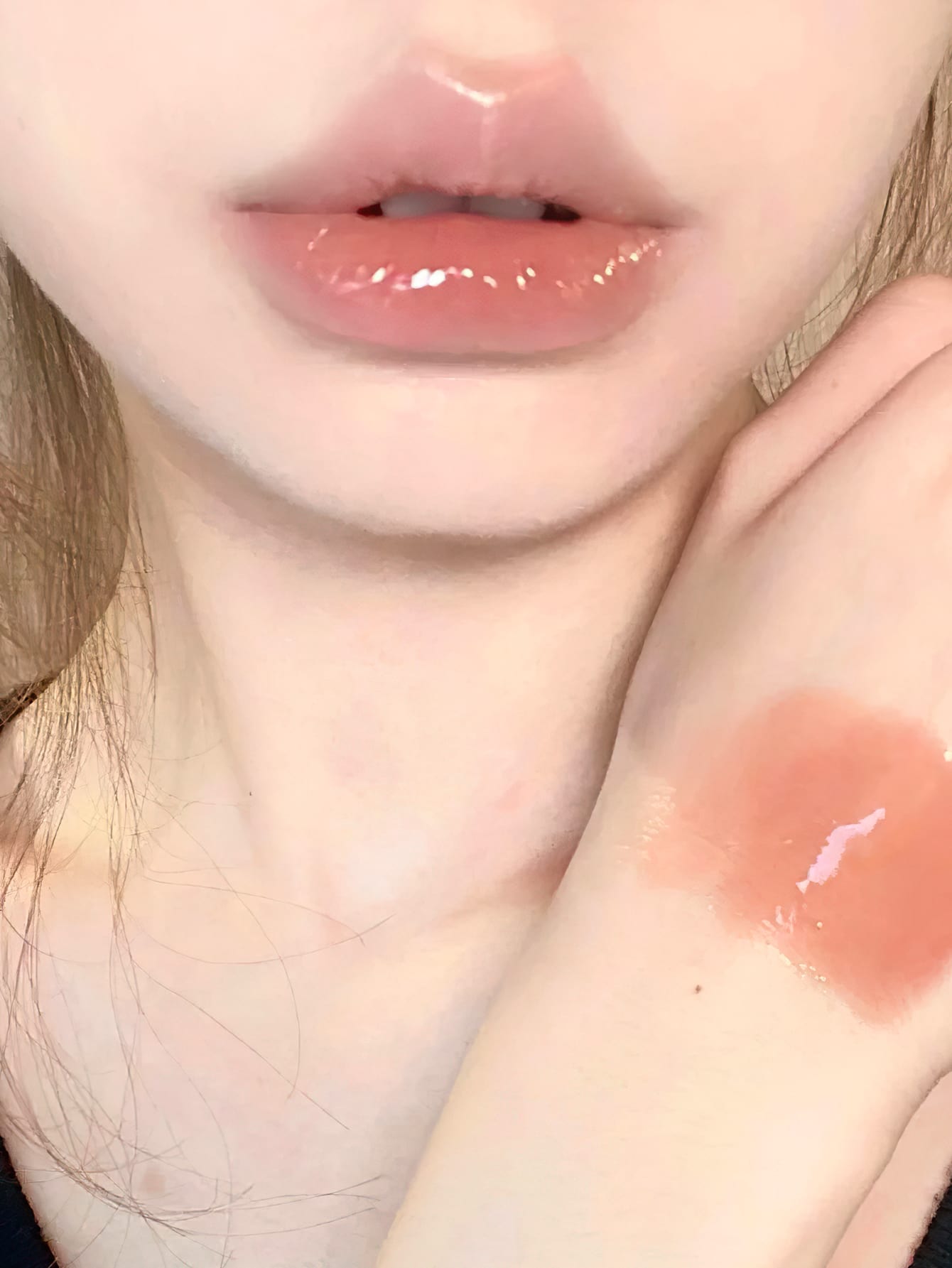 Shein - Moisturizing & Brightening & Long-Lasting Ice Cube Lip Glaze With Shiny Finish, Non-Stick And Non-Fading, Jelly Glossy Lip