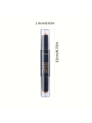 Shein - 2-Color Double Headed Contouring Penn, Highlighter Concealer Stick, Natural Stereoscopic Facial Contouring Makeup Stick (02)
