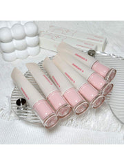 Shein - Crystal frozen mirror light lip glaze moisturizing glass lip gloss tender girl water light doodle lip jelly
