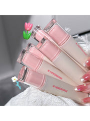 Shein - Crystal frozen mirror light lip glaze moisturizing glass lip gloss tender girl water light doodle lip jelly