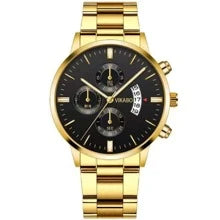 Shein - Minimalistic Luxury Men's Watch Suitable For Simple Business Stainless Steel Fashion Quartz Timepiece