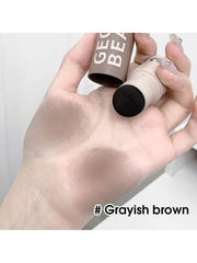 Shein - 1Pc Thick And Fluffy Hairline Powder For Waterproof And Sweatproof, To Fill And Modify The Forehead And Temple Shadow, Also Good For Eyebrow Modification - Light Grey